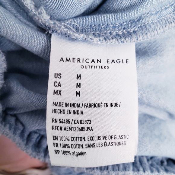 American Eagle Denim Ruffle Romper - Picture 10 of 10